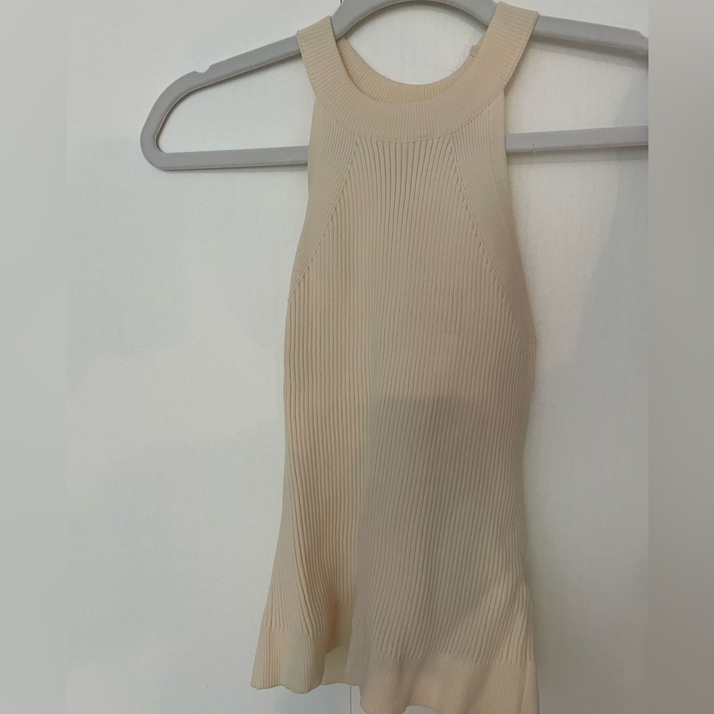 Cream Tank Top